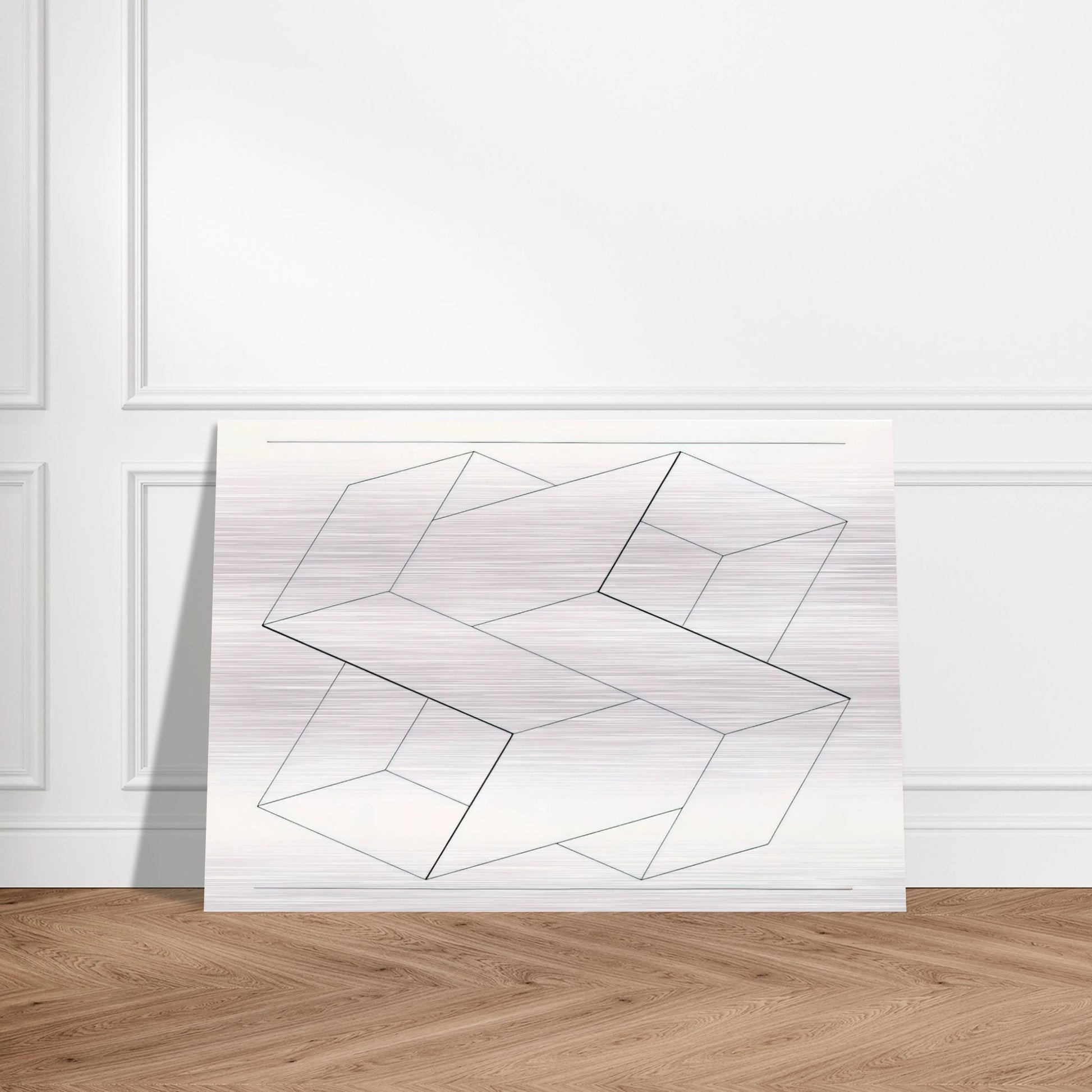STRUCTURAL CONSTELLATION 1962 - Josef Albers Brushed Aluminum Print - 70x100 cm / 28x40 inches | Josef Albers Aluminum Print | Josef Albers Prints