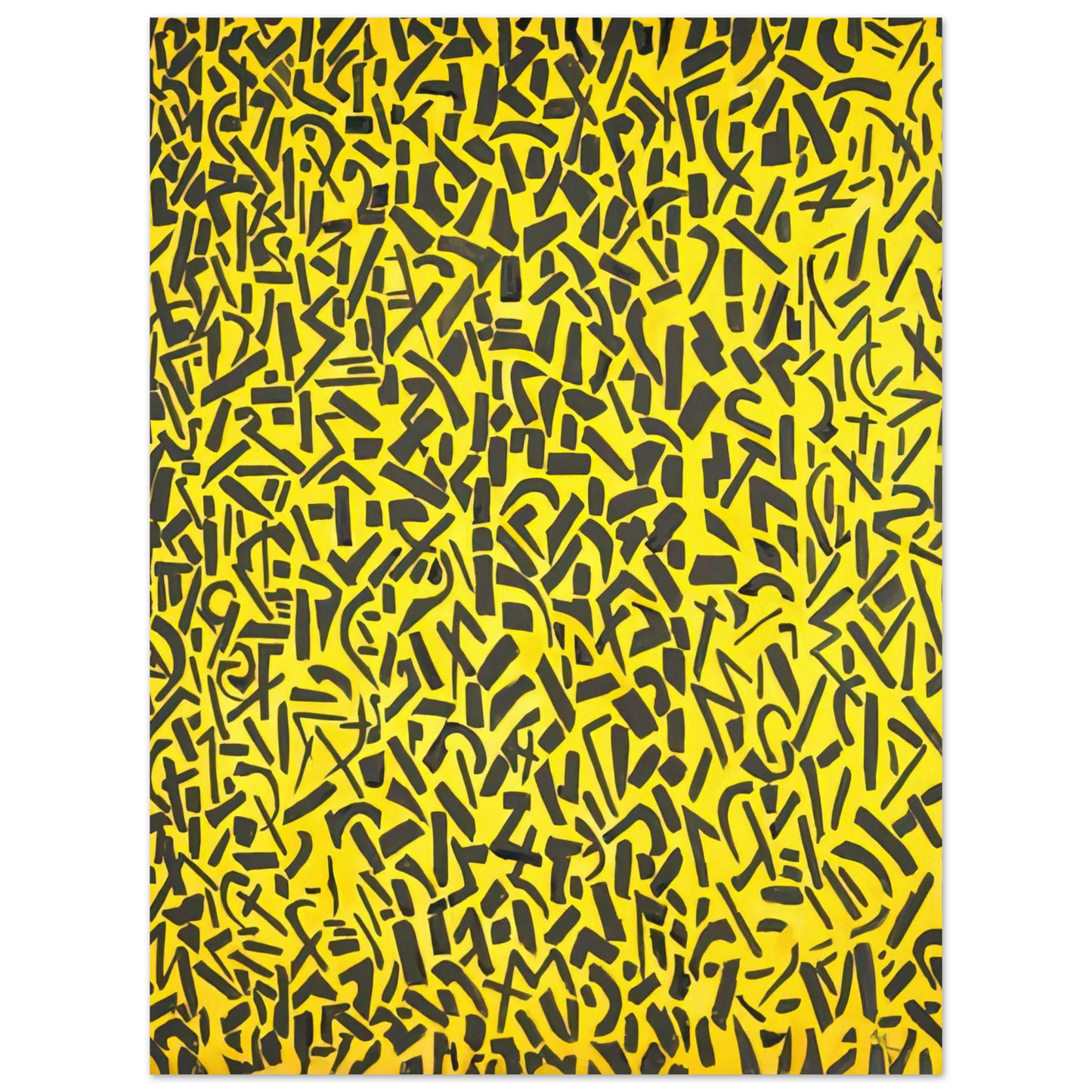 Alma Woodsey Thomas - ORIENTAL GARDEN CONCERTO 1976  75x100 cm / 30x40inches Fine Art Poster