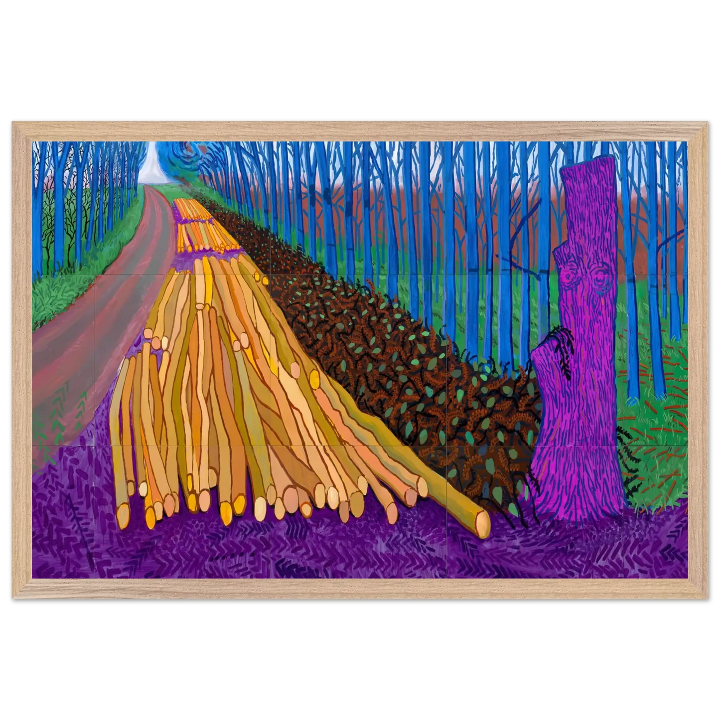 David Hockney - David Hockney Wall art - 45x60 cm / 18x24 Inches - Fine Art Poster - -