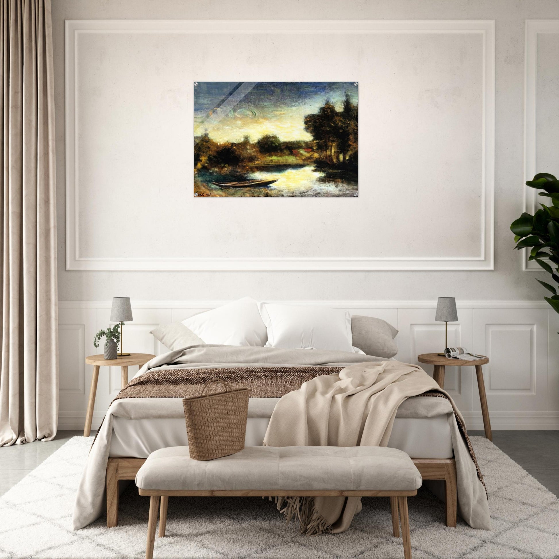 FIUMETTO 1941 - Carlo Carra Acrylic Print - 70x100 cm / 28x40″ inches