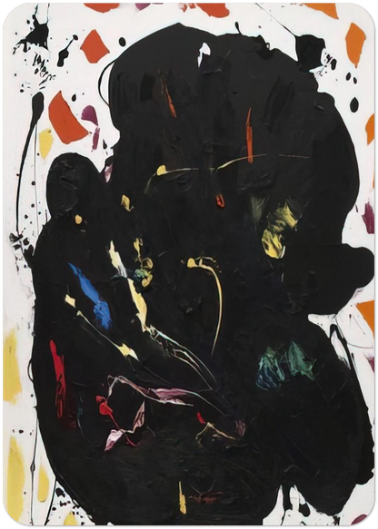 Black Diamond By Hans Hofmann Pack of 10 Post Cards | Hans Hofmann Post Cards | A6 (10.5 x 14.8 cm) - 4.1 x 5.8 inches