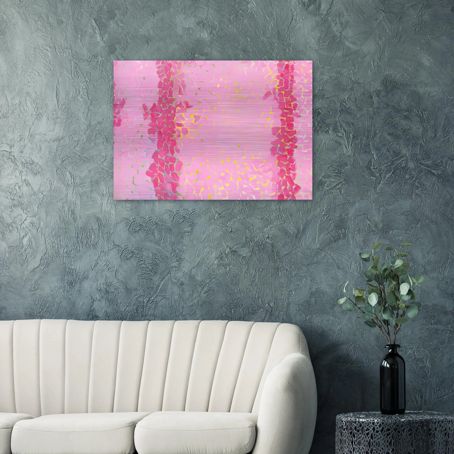 WIND AND CREPE MYRTLE CONCERTO 1973 - Alma Woodsey Thomas Brushed Aluminum Print - 70x100 cm / 28x40 inches | Alma Woodsey Thomas Aluminum Print | Alma Woodsey Thomas Prints