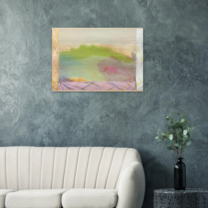 A Vision - 1988 - Ronnie Landfield Brushed Aluminum Print - 70x100 cm / 28x40 inches | Ronnie Landfield Aluminum Print | Ronnie Landfield Prints