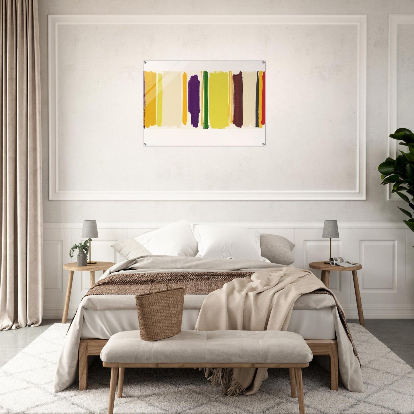 Untitled From The Shapes of Colour - 1978 - Patrick Heron Acrylic Print - 70x100 cm / 28x40″ inches