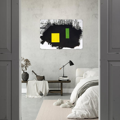 To J.F.K. - A Thousand Roots Did Die With Thee - Hans Hofmann Acrylic Print - 70x100 cm / 28x40″ inches | Hans Hofmann Wall Art | Hans Hofmann Prints