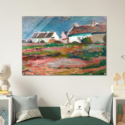 MAISONS A KERVILAHOUEN BELLE ILE 1896 - Henri Matisse Acrylic Print - 70x100 cm / 28x40″ inches | Henri Matisse Wall Art | Henri Matisse Prints
