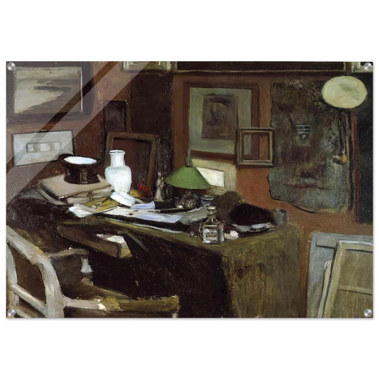 INTERIOR WITH A TOP HAT 1896 - Henri Matisse Acrylic Print - 70x100 cm / 28x40″ inches