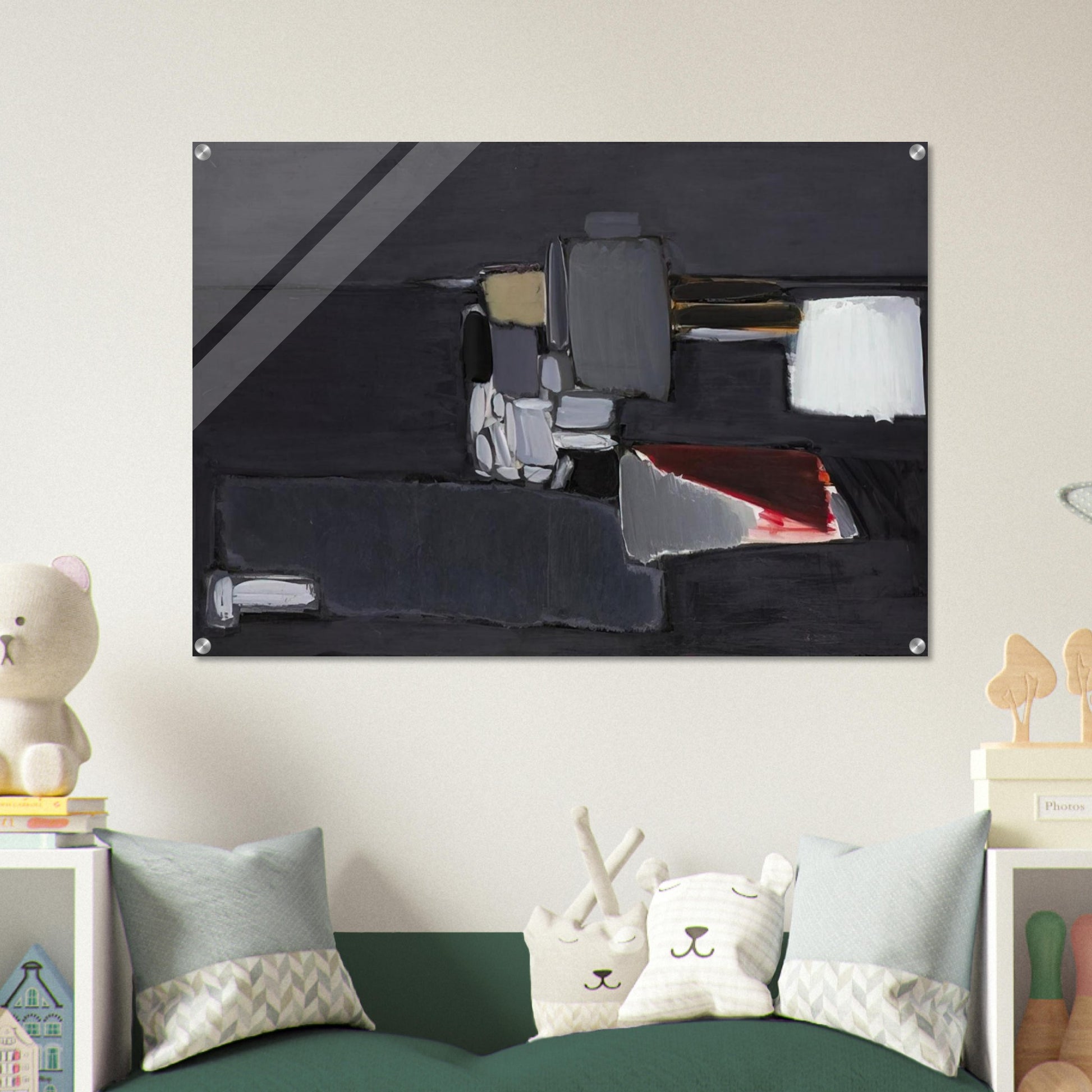 Nature morte en gris - 1955 - Nicolas de Stael Acrylic Print - 70x100 cm / 28x40″ inches