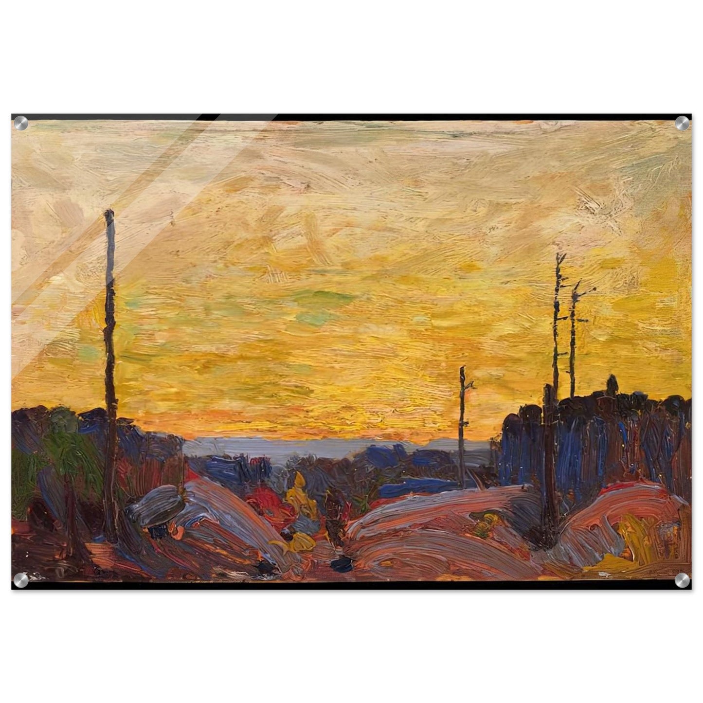 BURNED OVER LAND 1916 - Tom Thomson Acrylic Print - 70x100 cm / 28x40″ inches