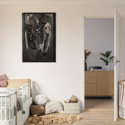 COMPOSITION 1959 - Chu teh Chun Brushed Aluminum Print - 70x100 cm / 28x40 inches | Chu teh Chun Aluminum Print | Chu teh Chun Prints