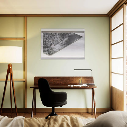 A Piece of Manhattan - Sol LeWitt Brushed Aluminum Print - 70x100 cm / 28x40 inches | Sol LeWitt Aluminum Print | Sol LeWitt Prints