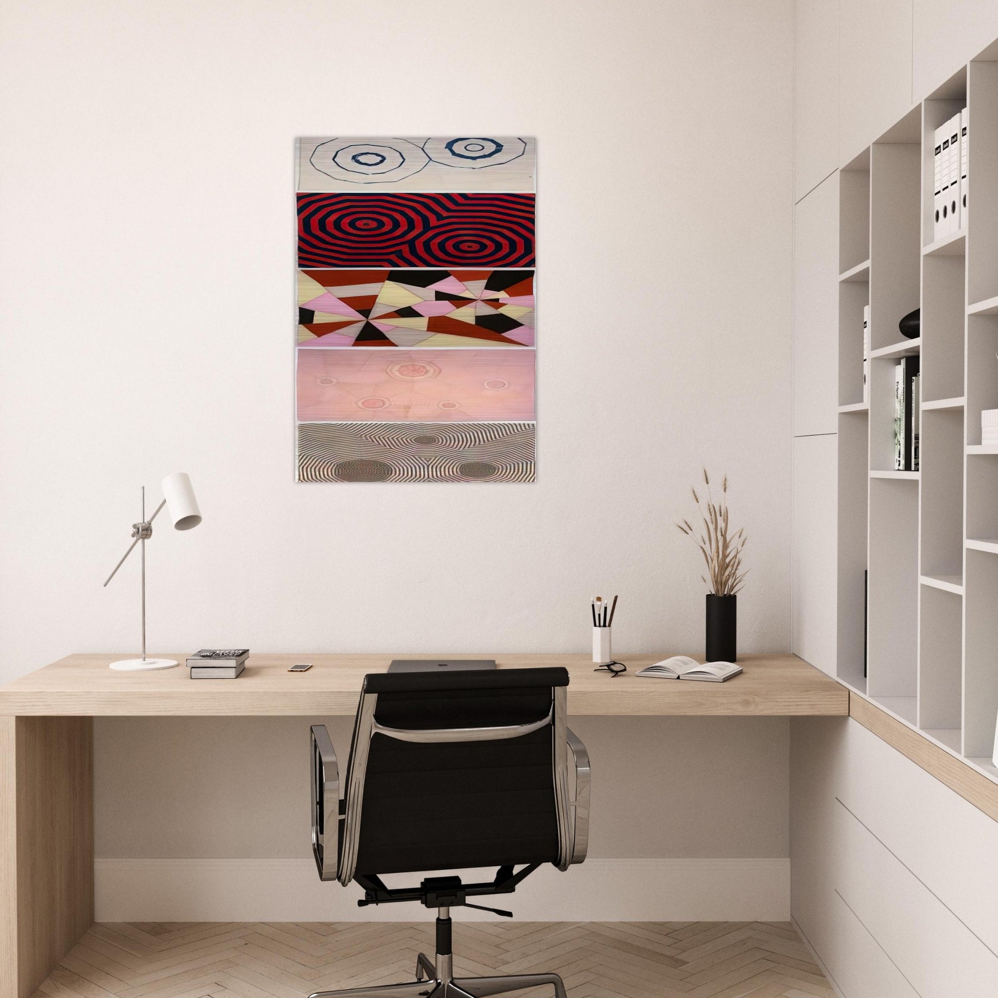 THE FABRIC WORKS BOARD - Louise Bourgeois Brushed Aluminum Print - 70x100 cm / 28x40 inches | Louise Bourgeois Aluminum Print | Louise Bourgeois Prints