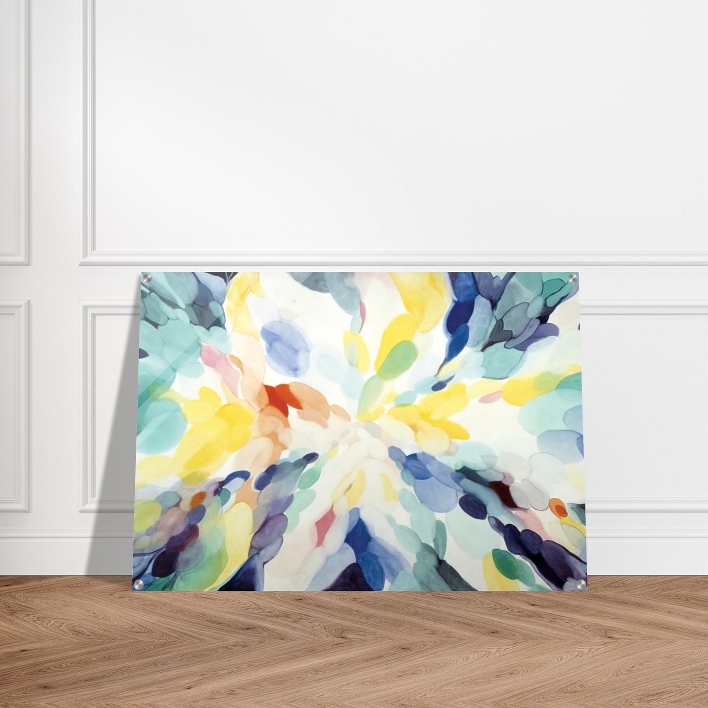 Wheel of Day - Alice Baber Acrylic Print - 70x100 cm / 28x40″ inches
