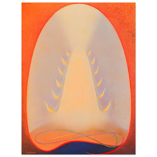 Agnes Lawrence Pelton - Mount of Flame - 1932  75x100 cm / 30x40inches Fine Art Poster