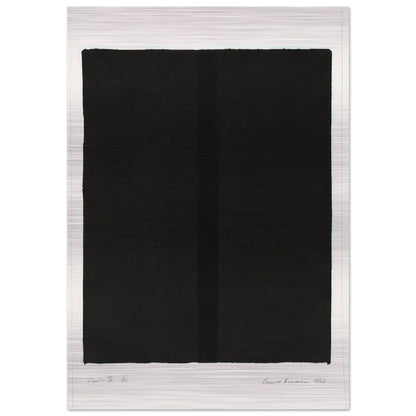 Canto IV - Barnett Newman Brushed Aluminum Print - 70x100 cm / 28x40 inches | Barnett Newman Aluminum Print | Barnett Newman Prints