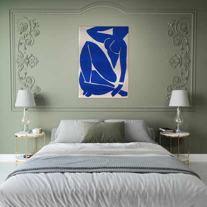 BLUE NUDE - Henri Matisse Brushed Aluminum Print - 70x100 cm / 28x40 inches | Henri Matisse Aluminum Print | Henri Matisse Prints