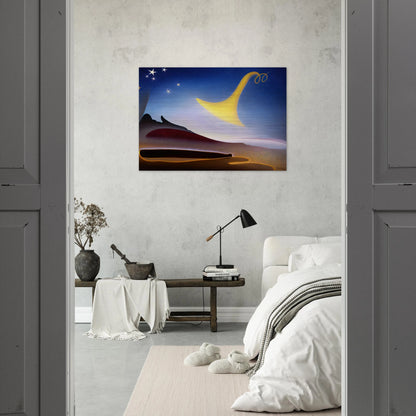 Awakening Memory of Father - 1943 - Agnes Lawrence Pelton Brushed Aluminum Print - 70x100 cm / 28x40 inches | Agnes Lawrence Pelton Aluminum Print | Agnes Lawrence Pelton Prints