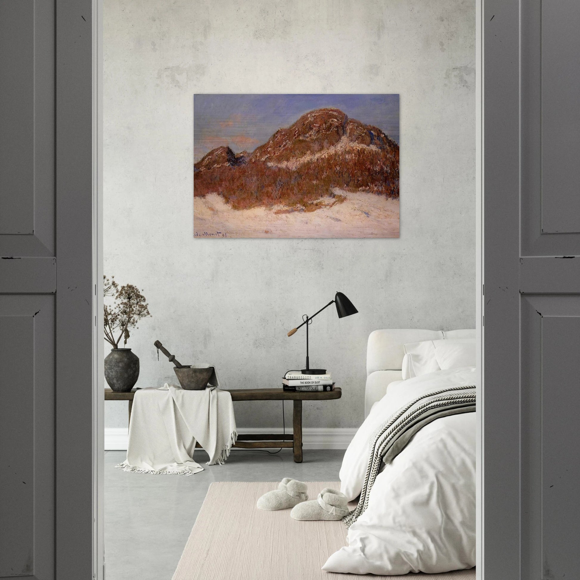 Mount Kolsaas 3 - claude monet Brushed Aluminum Print - 70x100 cm / 28x40 inches | claude monet Aluminum Print | claude monet Prints