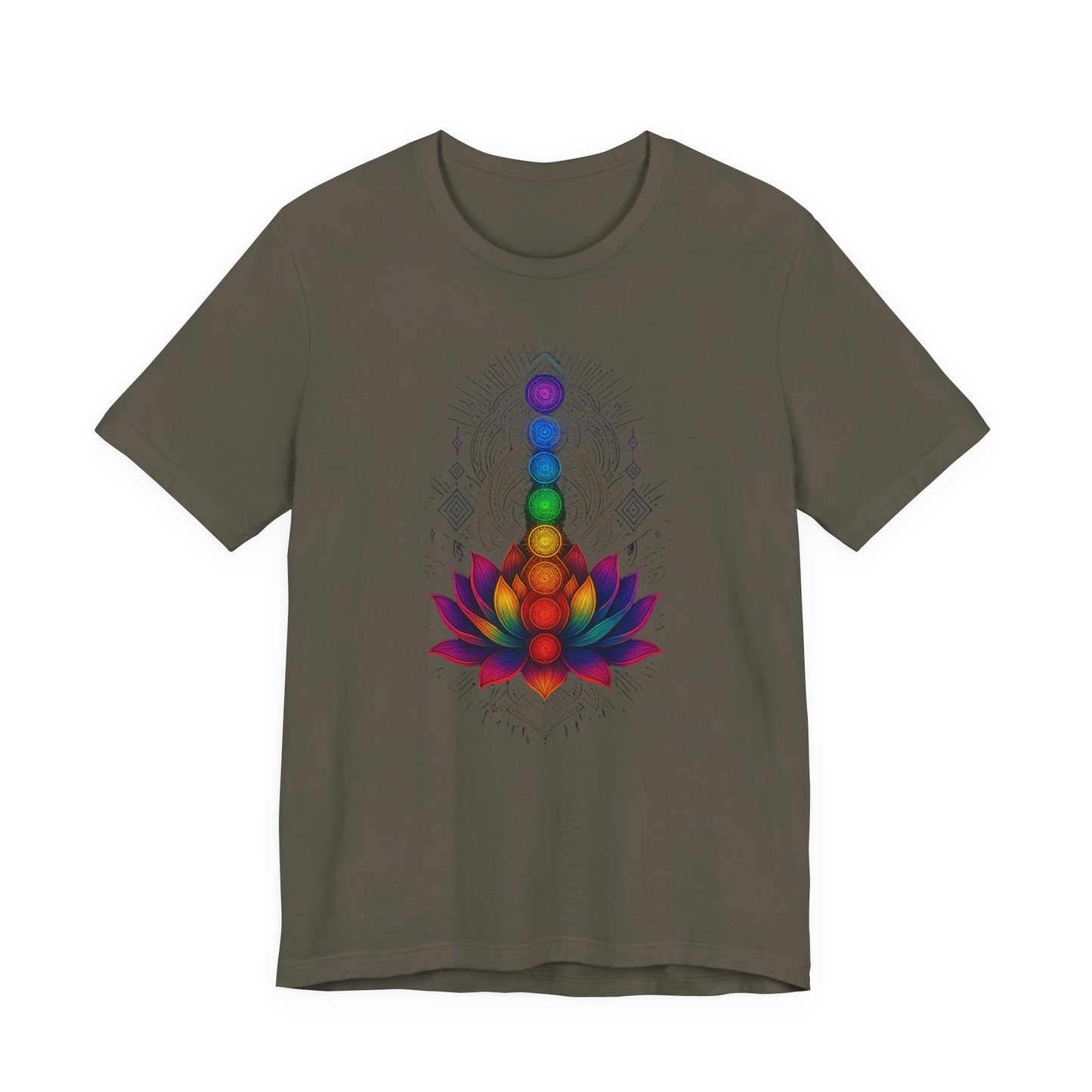 Amante del yoga espiritual de la flor de loto del chakra
