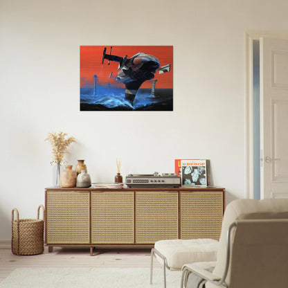 Chris Foss - Chris Foss Brushed Aluminum Print - 70x100 cm / 28x40 inches | Chris Foss Aluminum Print | Chris Foss Prints