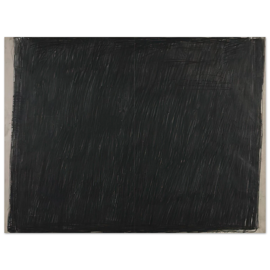 Bob Law - Drawing 25.4.60 - 1960  75x100 cm / 30x40inches Fine Art Poster