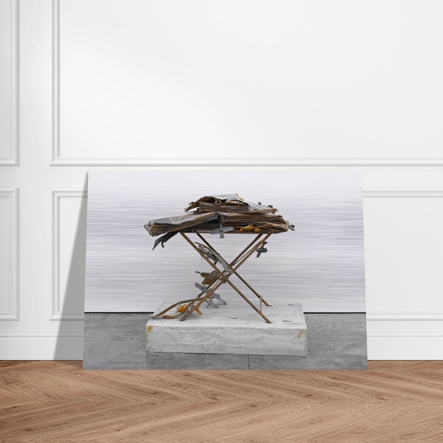 DAT ROSA MIEL APIBUS 2009 - Anselm Kiefer Brushed Aluminum Print - 70x100 cm / 28x40 inches | Anselm Kiefer Aluminum Print | Anselm Kiefer Prints