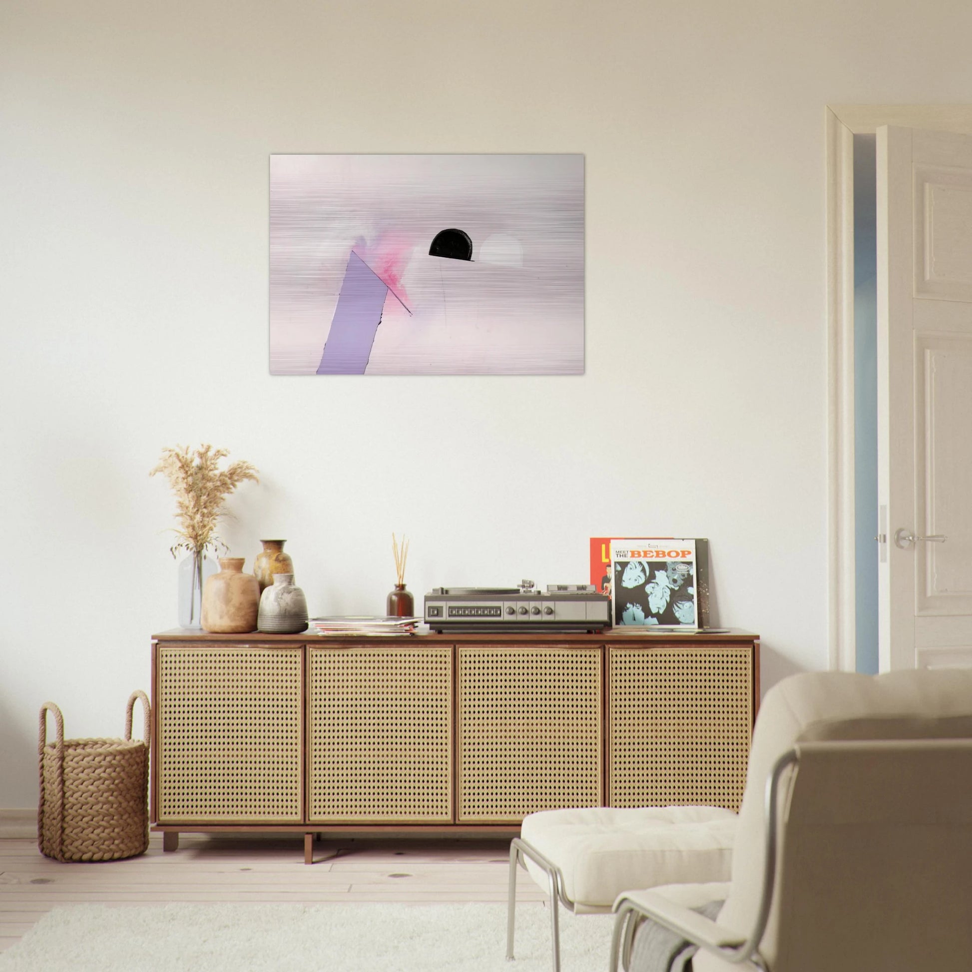 UNTITLED - Luis Feito Brushed Aluminum Print - 70x100 cm / 28x40 inches | Luis Feito Aluminum Print | Luis Feito Prints