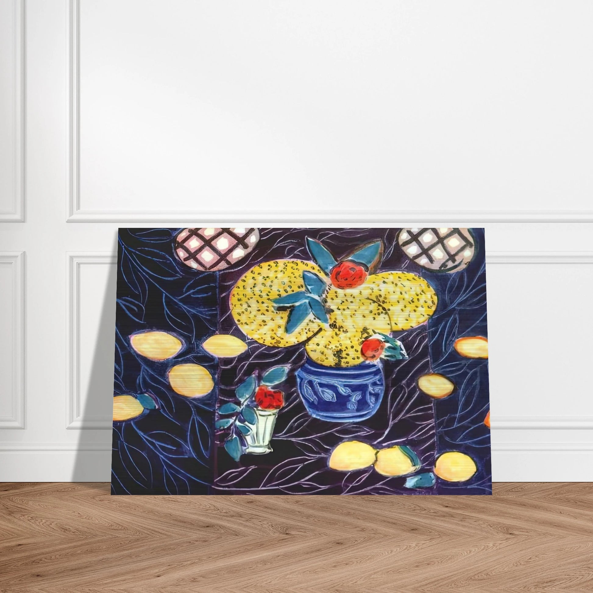 LEMONS AND MIMOSA 1944 - Henri Matisse Brushed Aluminum Print - 70x100 cm / 28x40 inches | Henri Matisse Aluminum Print | Henri Matisse Prints