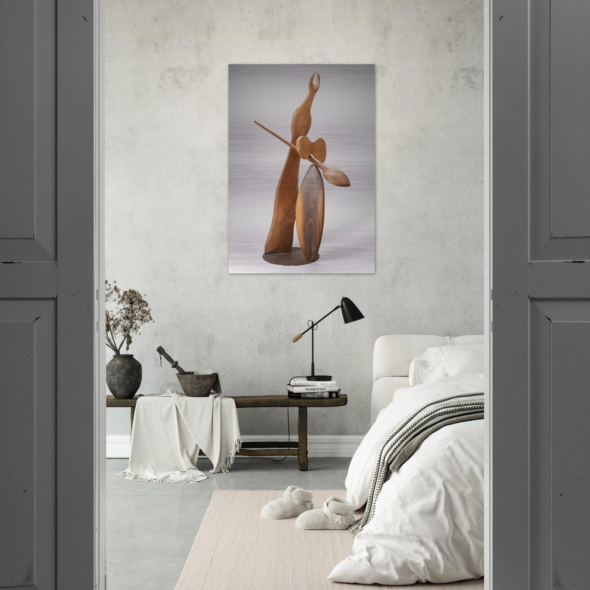 DIANA 1934 - Alexander Calder Brushed Aluminum Print - 70x100 cm / 28x40 inches | Alexander Calder Aluminum Print | Alexander Calder Prints