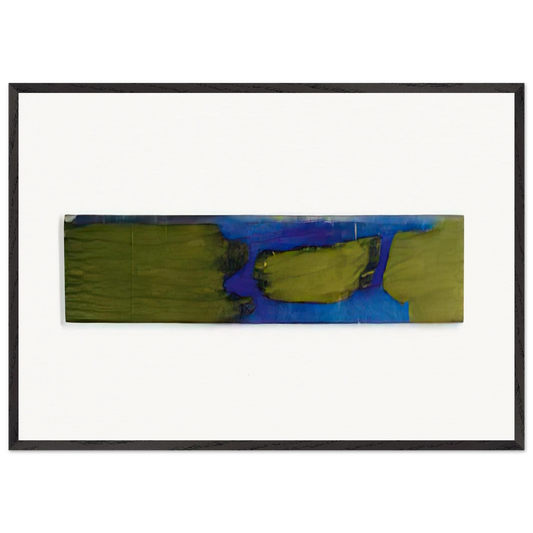 OHNE TITEL 1964 1 - Blinky Palermo 70x100 cm / 28x40 inches Framed Art Print – Black Wooden Frame