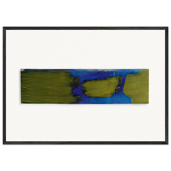 OHNE TITEL 1964 1 - Blinky Palermo 70x100 cm / 28x40 inches Framed Art Print – Black Wooden Frame