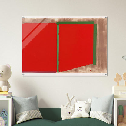 Reds, Greens - 1969 - John Hoyland Acrylic Print - 70x100 cm / 28x40″ inches