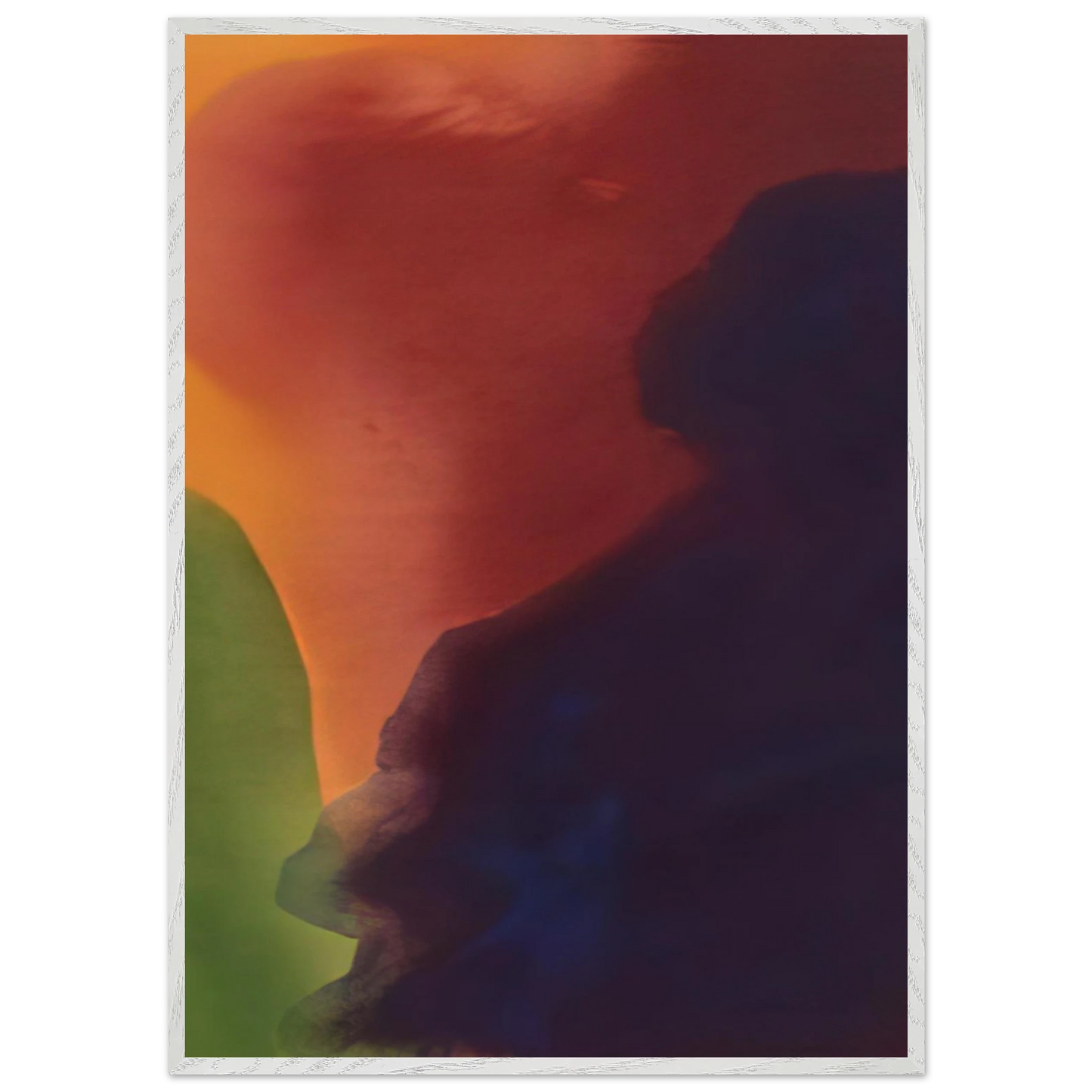 Helen Frankenthaler - Blue Atmosphere III - 1963 Wall art - 60x80 cm / 24x32 inches - Fine Art Poster-canvas - -