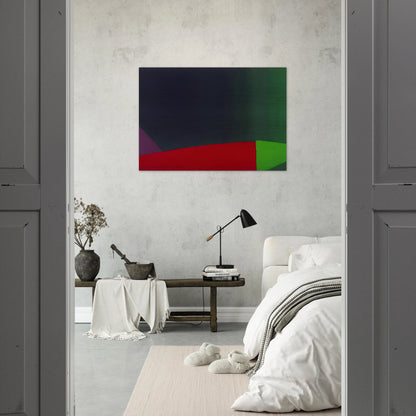 6.3.66 - 1966 - John Hoyland Brushed Aluminum Print - 70x100 cm / 28x40 inches | John Hoyland Aluminum Print | John Hoyland Prints