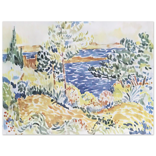 Henri-Edmond Cross - Lavender  75x100 cm / 30x40inches Fine Art Poster
