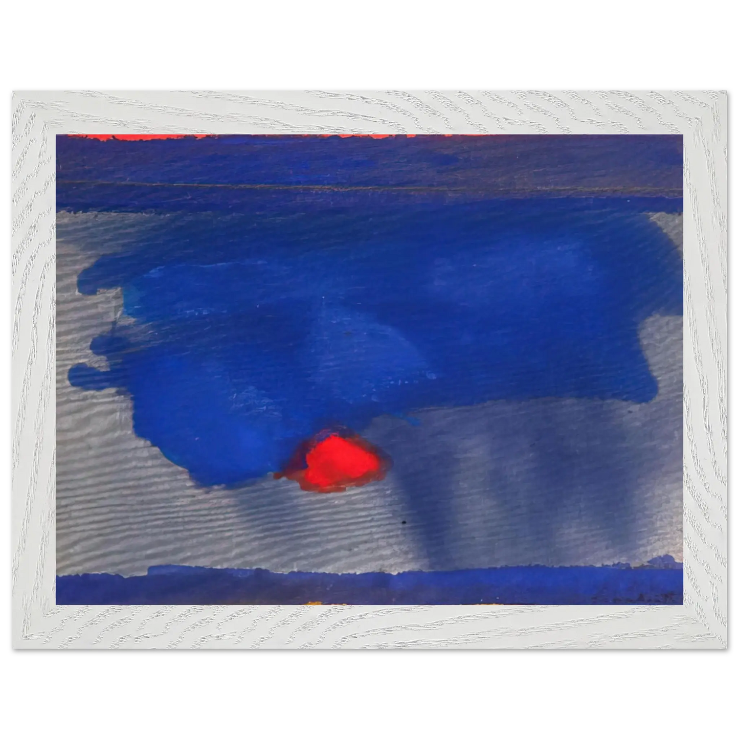 Helen Frankenthaler - Provincetown - 1964 Wall art - 30x45 cm / 12x18 Inches - Premium Wooden Framed Poster With Fine Art Paper - Black frame