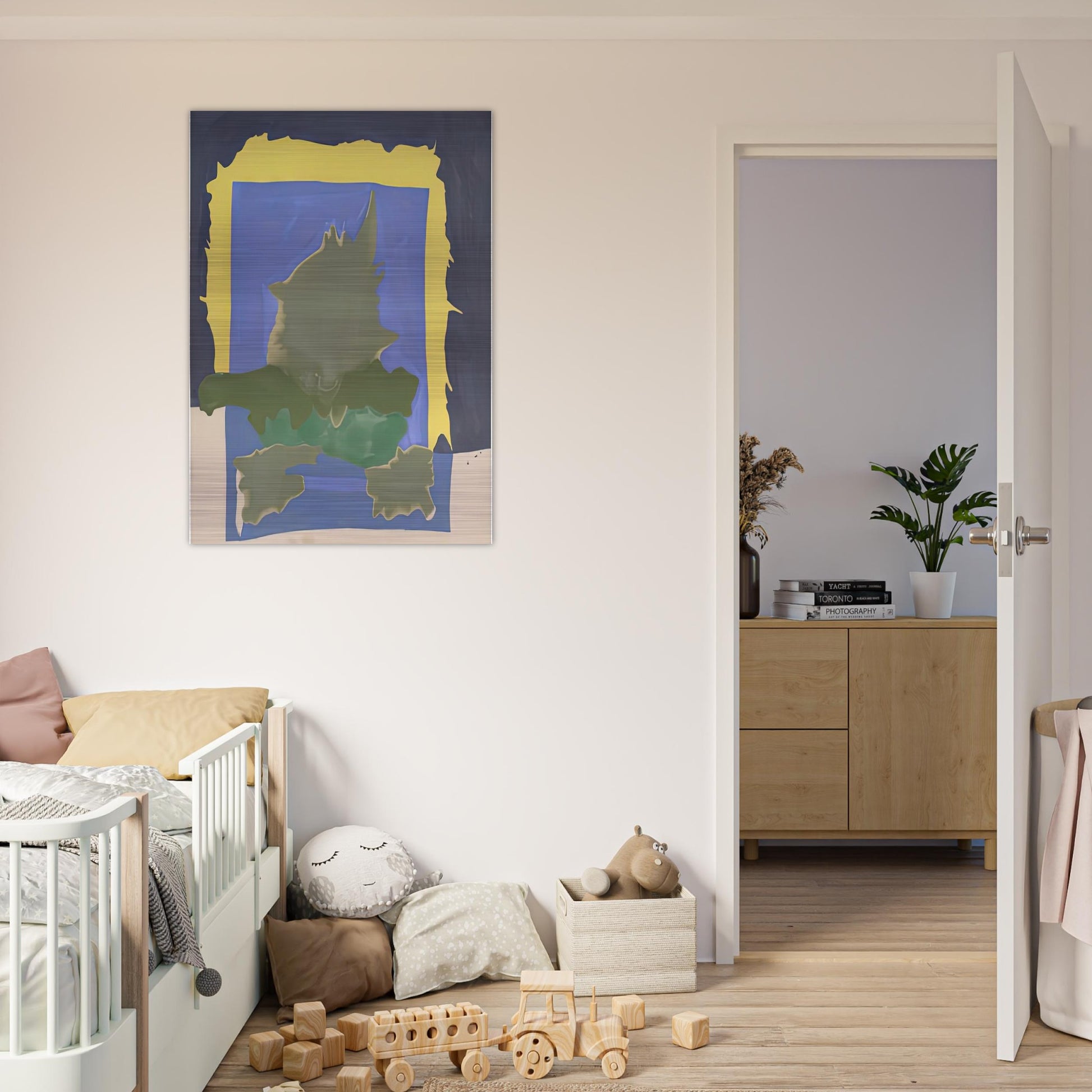 Interior Landscape, 1964- - Helen Frankenthaler Brushed Aluminum Print - 70x100 cm / 28x40 inches | Helen Frankenthaler Aluminum Print | Helen Frankenthaler Prints