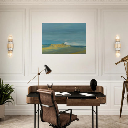 Oraibi, Hopi village, Arizona - Tonalism - Xavier Martinez Brushed Aluminum Print - 70x100 cm / 28x40 inches | Xavier Martinez Aluminum Print | Xavier Martinez Prints