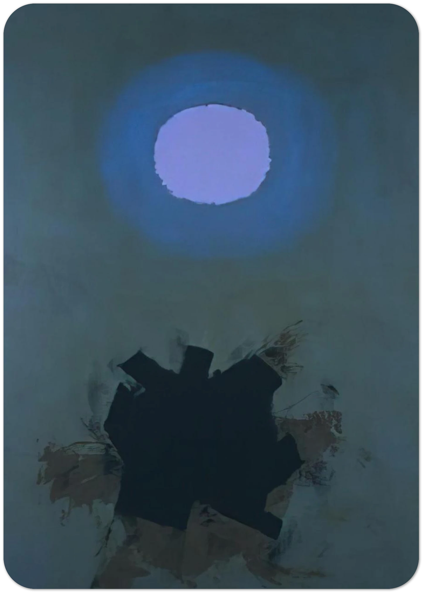 Orb - 1964 By Adolph Gottlieb Pack of 10 Post Cards | Adolph Gottlieb Post Cards | A6 (10.5 x 14.8 cm) - 4.1 x 5.8 inches