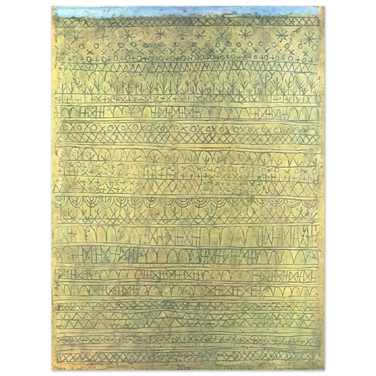Paul Klee - PASTORAL RHYTHMS 1927  75x100 cm / 30x40inches Fine Art Poster