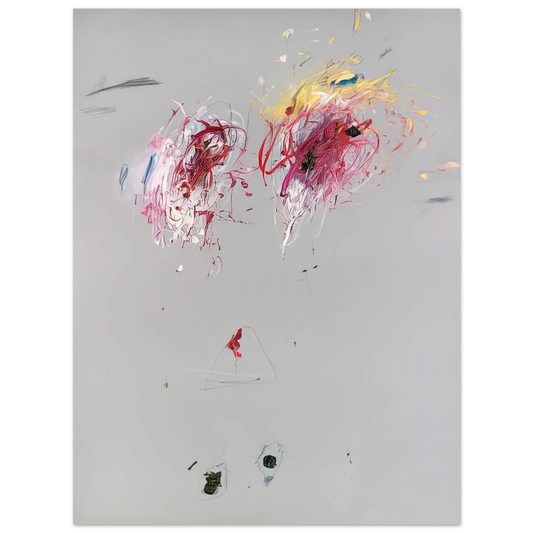 Cy Twombly - Nine Discourses on Commodus, Part IV  75x100 cm / 30x40inches Fine Art Poster