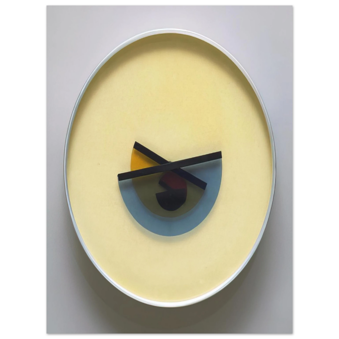 Bruno Munari - L'Ora X Clock - 1945  75x100 cm / 30x40inches Fine Art Poster