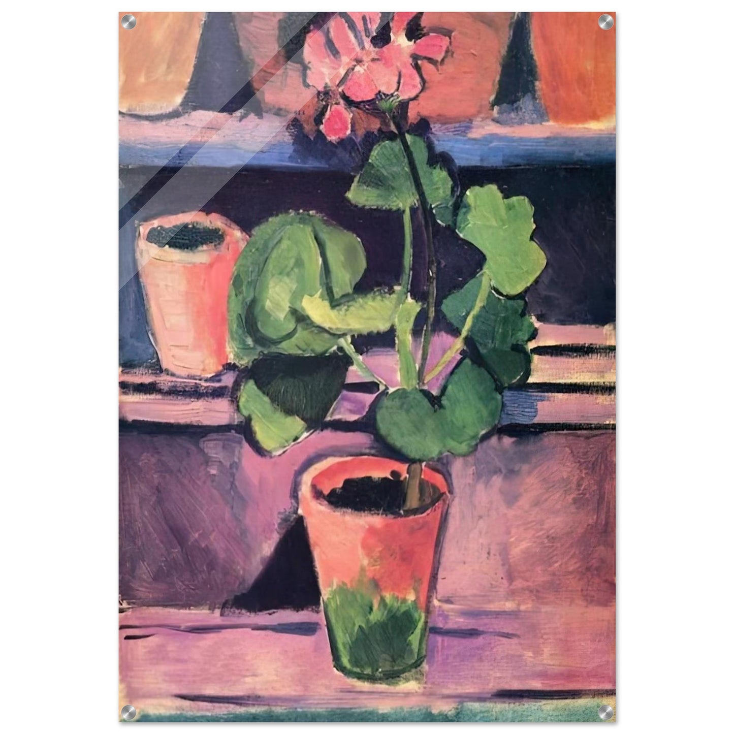 POT OF GERANIUMS 1912 - Henri Matisse Acrylic Print - 70x100 cm / 28x40″ inches