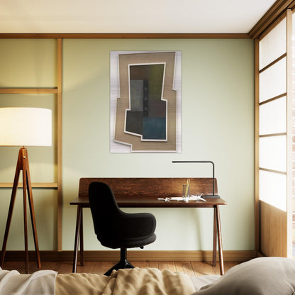 Peinture Madi - 1946 - Carmelo Arden Quin Brushed Aluminum Print - 70x100 cm / 28x40 inches | Carmelo Arden Quin Aluminum Print | Carmelo Arden Quin Prints