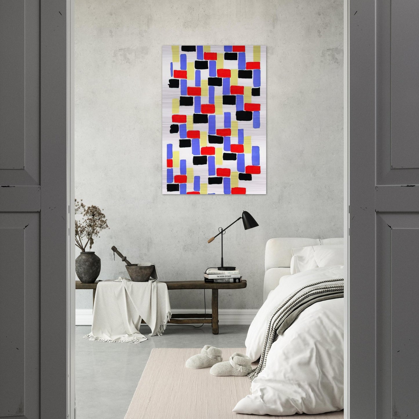 %D1%81OULEURS IDEES - Sonia Delaunay Brushed Aluminum Print - 70x100 cm / 28x40 inches | Sonia Delaunay Aluminum Print | Sonia Delaunay Prints