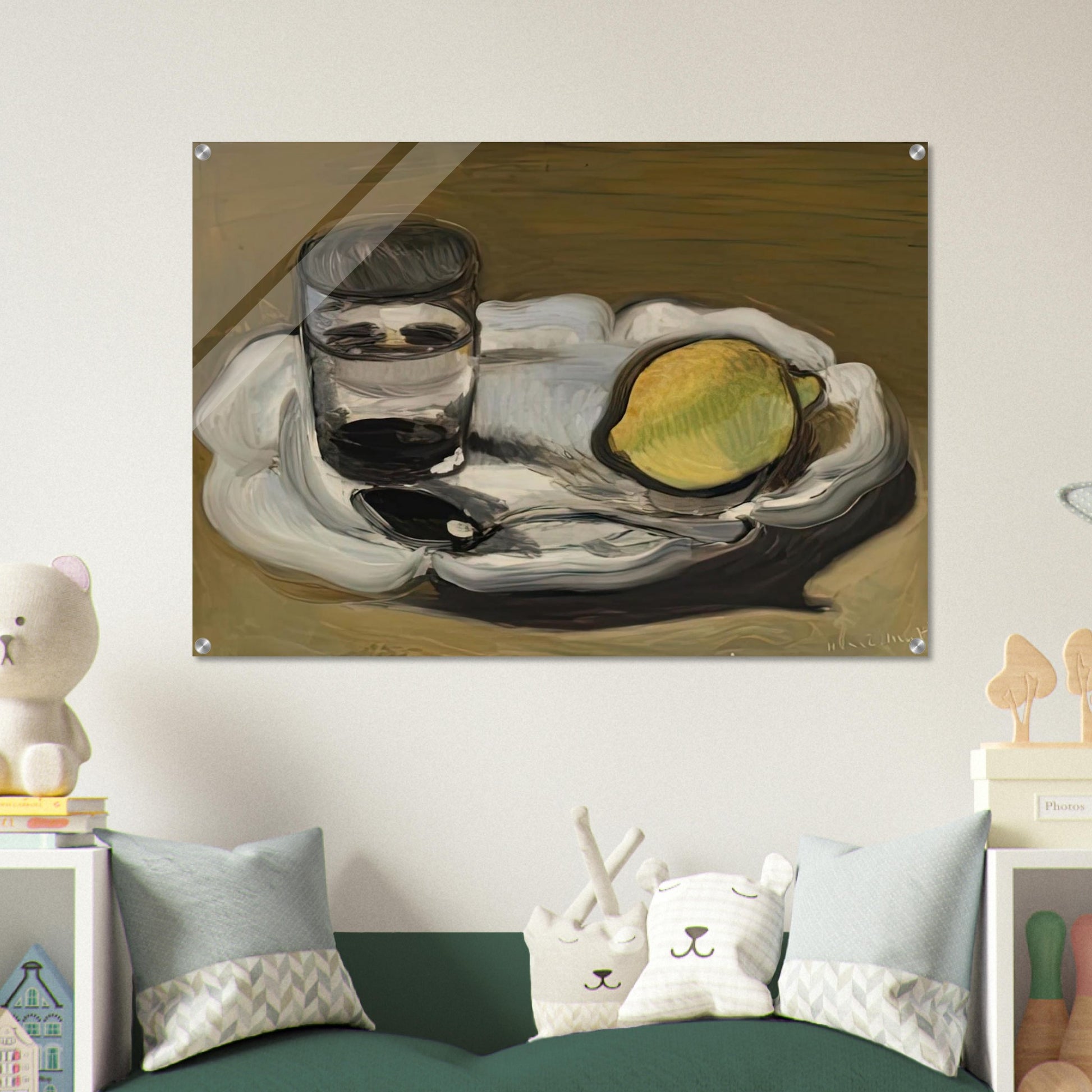 STILL LIFE WITH LEMON 1917 - Henri Matisse Acrylic Print - 70x100 cm / 28x40″ inches