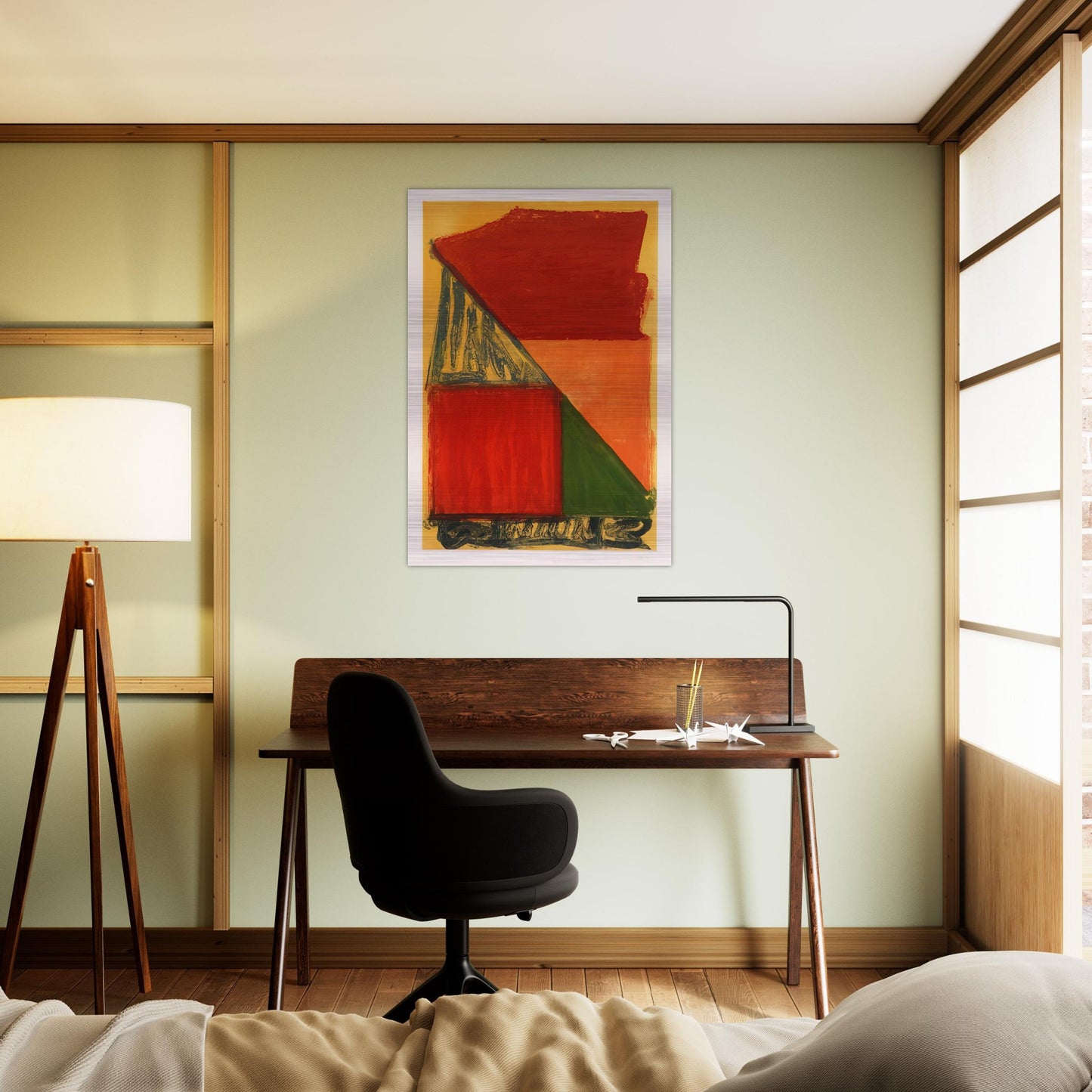 Dido - 1979 - John Hoyland Brushed Aluminum Print - 70x100 cm / 28x40 inches | John Hoyland Aluminum Print | John Hoyland Prints