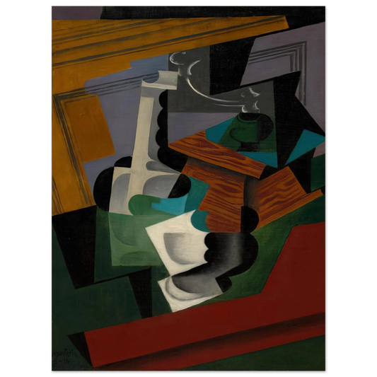Juan Gris - THE COFFEE MILL 1916  75x100 cm / 30x40inches Fine Art Poster