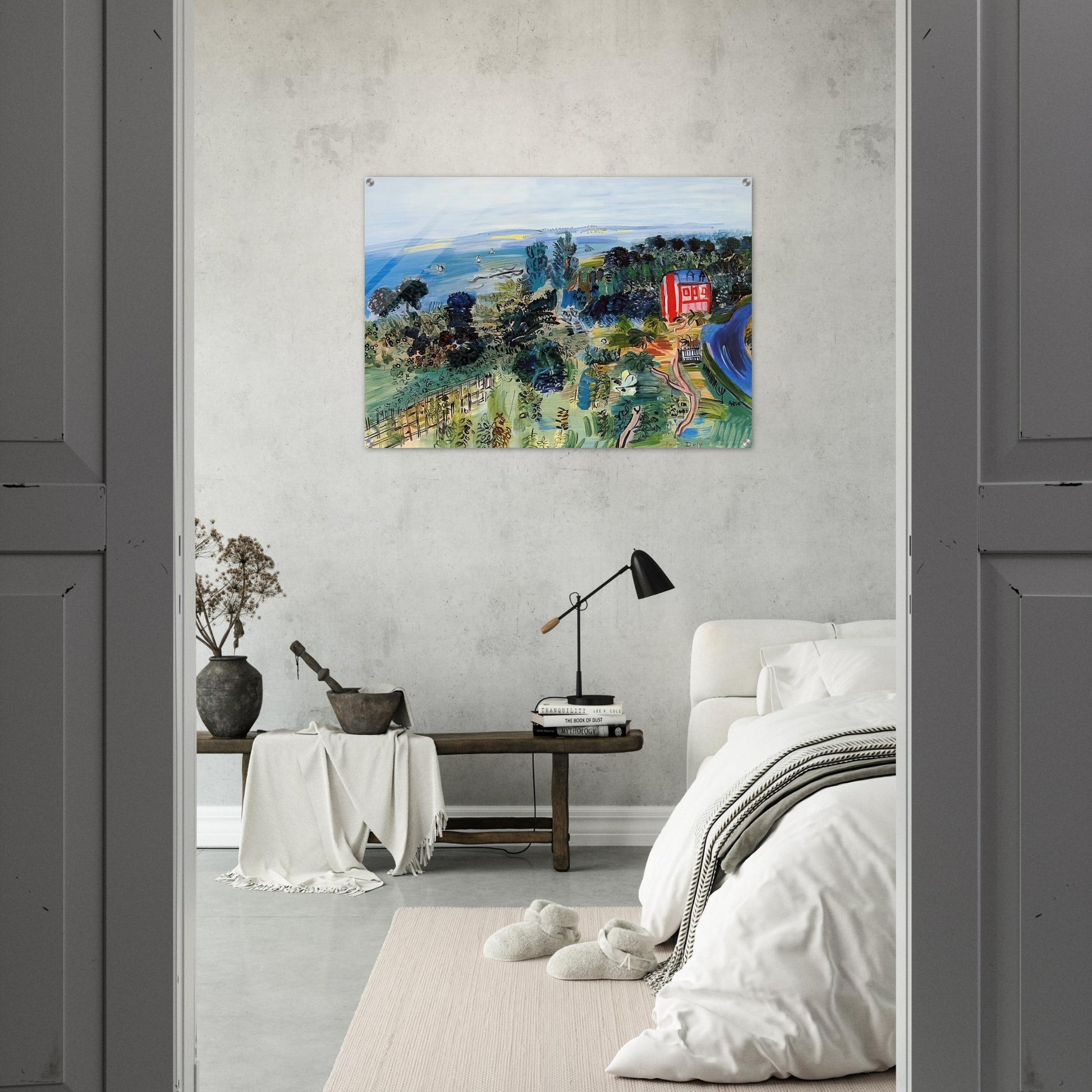 VILLERVILLE - Raoul Dufy Acrylic Print - 70x100 cm / 28x40″ inches