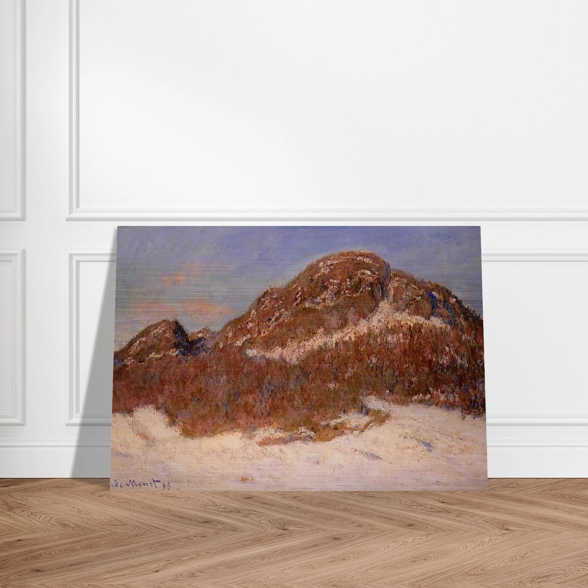 Mount Kolsaas 3 - claude monet Brushed Aluminum Print - 70x100 cm / 28x40 inches | claude monet Aluminum Print | claude monet Prints